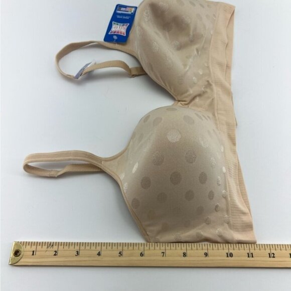 Hanes Fuller Coverage Foam Bra - Soft Taupe.  Size: 2XL. NWT. - Picture 11 of 14